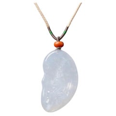 Handmade Type A Burmese Jade Pendant Necklace by HARENE JEWELS