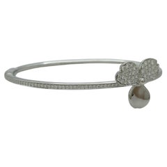 Tiffany&Co. Paper Flower Diamond Bracelet 23.1g Platinium