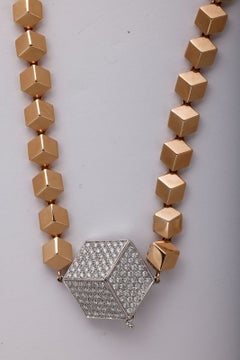 Paolo Costagli Rose Gold And Diamond Brillante Necklace