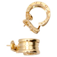 Bulgari B.zero1 Yellow Gold Hoop Earrings
