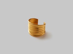 Sardes 24 Karat Pure Gold Cuff Bracelet