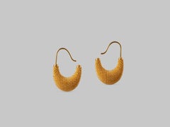 Boucles d'oreilles « Fragaria » en or pur 24 carats