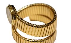 Bulgari Ladies Yellow Gold Tubogas Ebel Automatic Bracelet Wristwatch Ref 2527