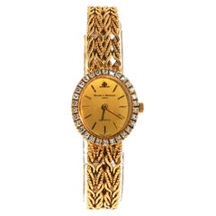 Elegant Baume & Mercier 18K Gold Diamond Ladies' Watch, 36.5g