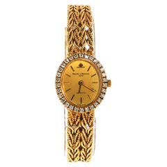 Elegant Baume & Mercier 18K Gold Diamond Ladies' Watch, 36.5g