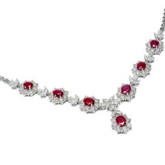 Collana moderna birmana con rubini e diamanti, Chow Tai Fook, Hong Kong, 2010 circa