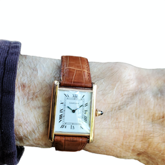 Cartier Rose Gold Tank LC watch, Men's or Unisex, Circa 2015-2023