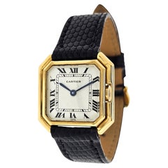 Cartier Paris Cienture MM Medium size 27x27mm Manual Wind, Circa 1974-78
