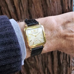 Patek Philippe 2493J, oversized Cushion stepped case tear drop lugs; Circa 1953