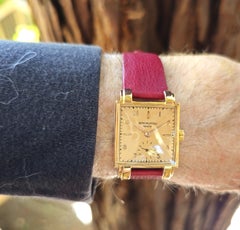 Patek Philippe 1566R Vintage Square Rose Gold Unisex Watch Circa 1947