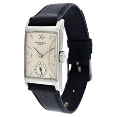 Patek Philippe 548A Early Vintage Stainless Steel Rectangular watch Circa 1943