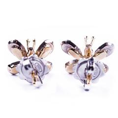 Diamond Butterfly Earrings