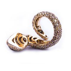 Diamond Gold Snake Ring