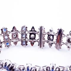 Vintage Sapphire and Diamond Bracelet from the 60s