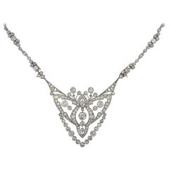 1920s Cartier Important Art Deco Diamond Platinum Convertible Necklace
