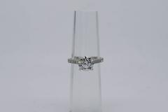 2 Carat Round Diamond Platinum Engagement Ring