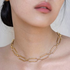 Collier à maillons « Celeste » en or écologique 14 carats