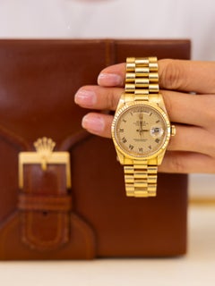 Rolex Oyster Perpetual Day-Date President Men's Watch in 18 Karat Yellow
