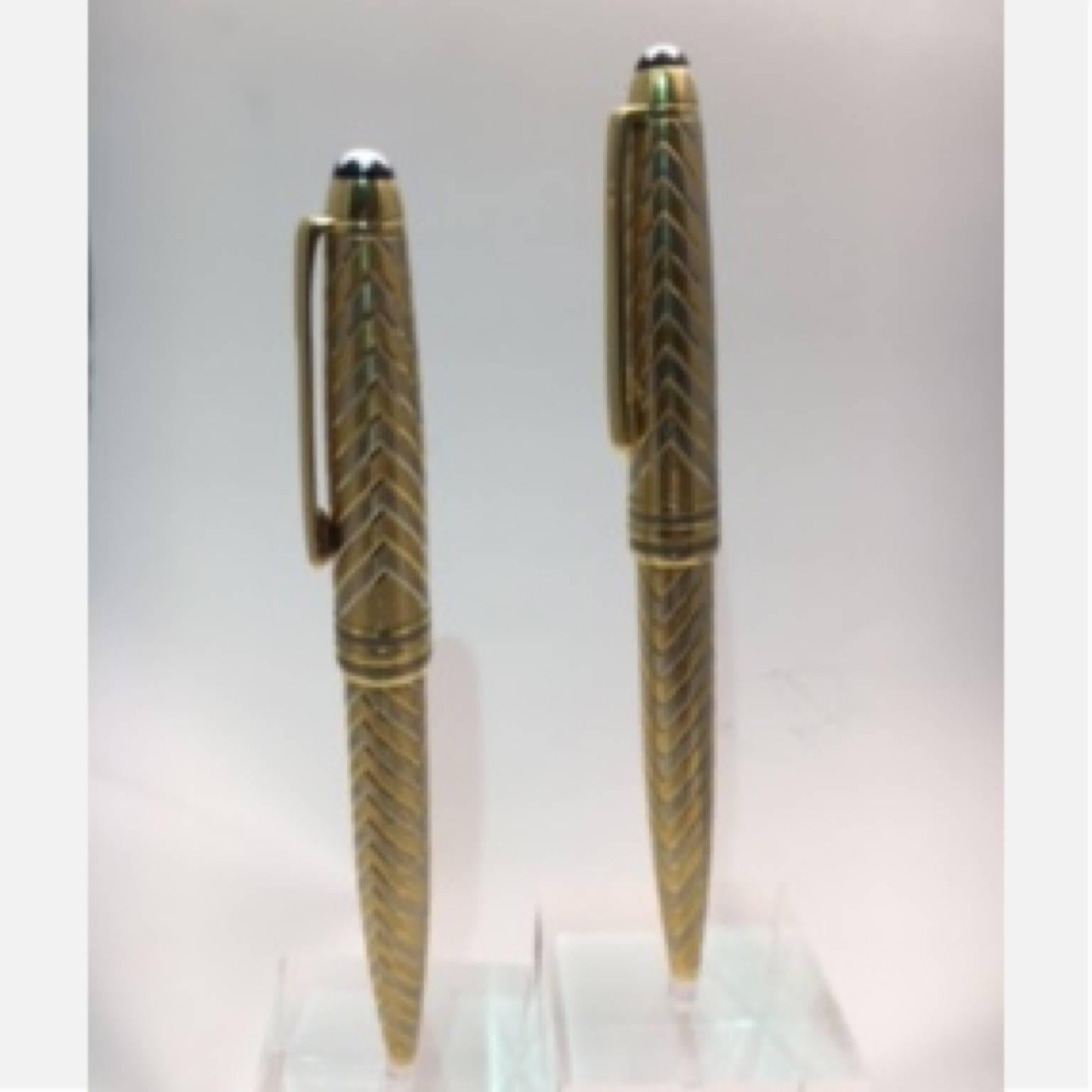 mont blanc pen and pencil set