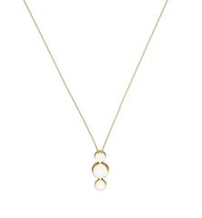 Sabine Getty Prospero Trinita Enamel Moonstone Diamond Gold Pendant