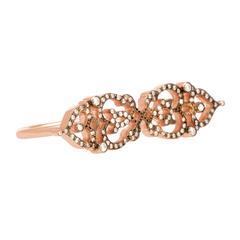 Sabine Getty Diamond Gold Double Ring