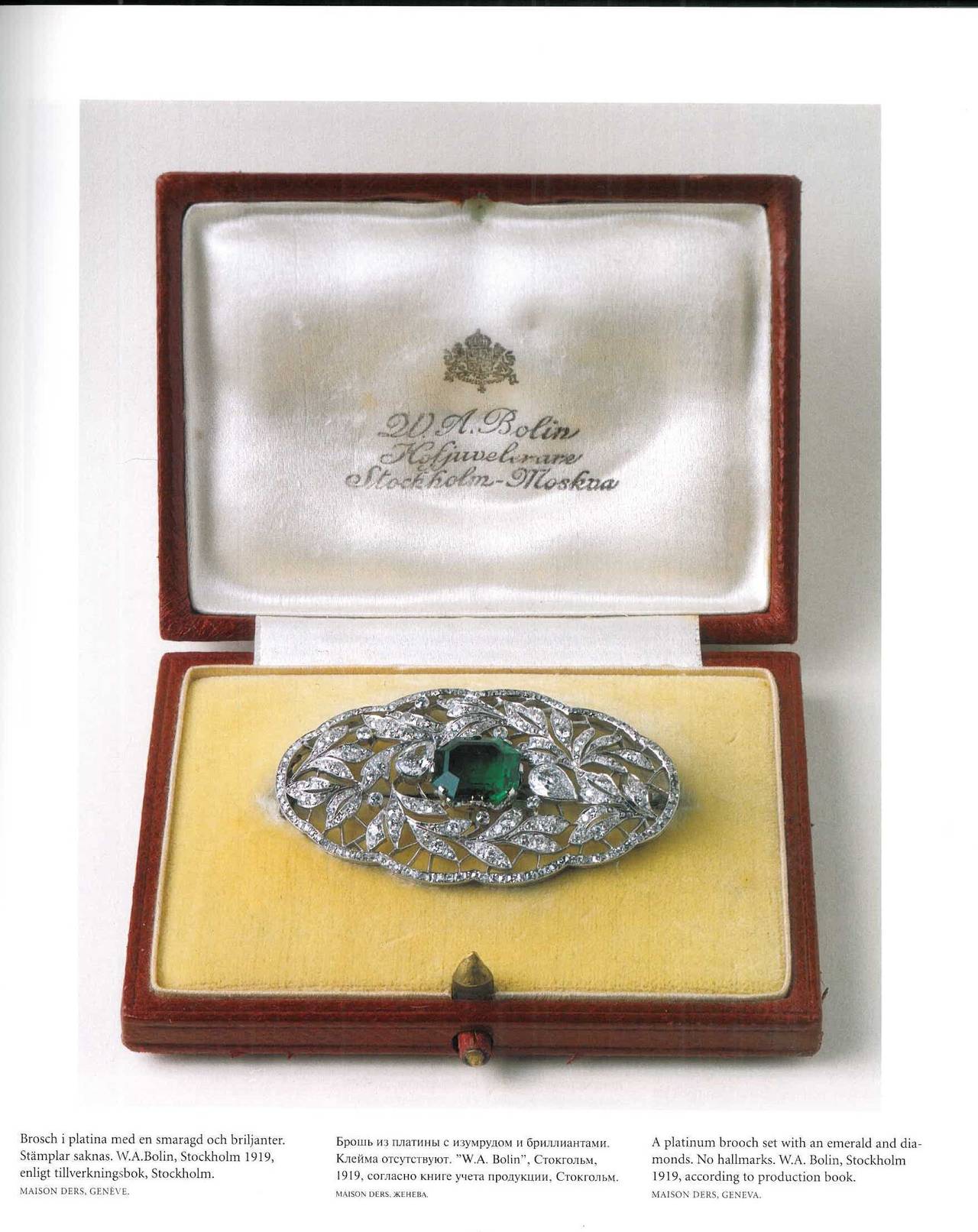 Book of W.A.Bolin Jewelry and Silver for Tsars Queens and Others In Excellent Condition In North Yorkshire, GB