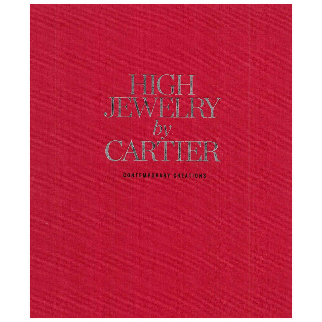 Book of HIGH JEWELRY by CARTIER - Contemporary Creations