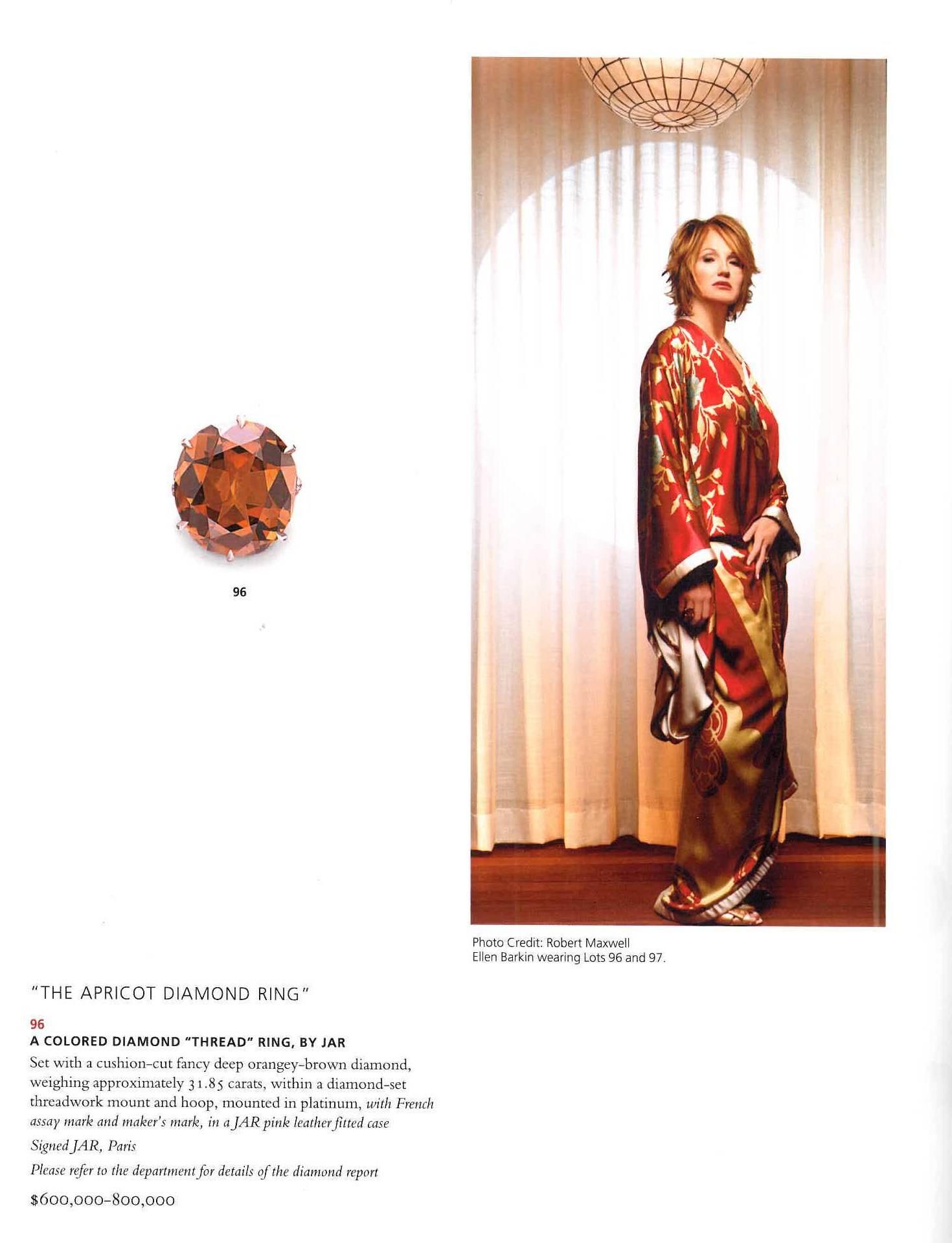 Book of Magnificent Jewels from the Collection of Ellen Barkin - Christie's In Excellent Condition In North Yorkshire, GB