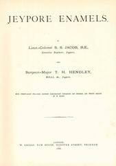 Book of Jeypore Enamels