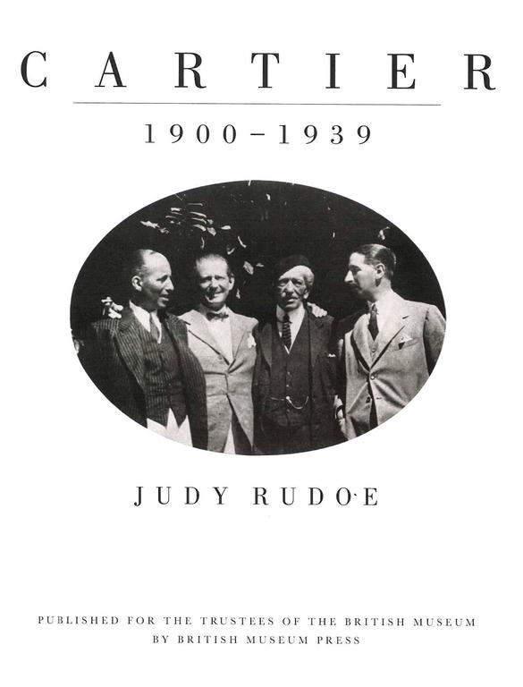 Book of Cartier 1900-1939. at 1stDibs
