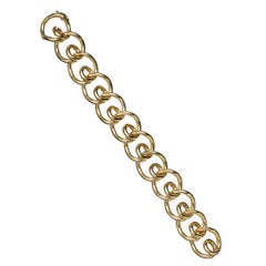 1960s Yellow Gold Knot Link Bracelet