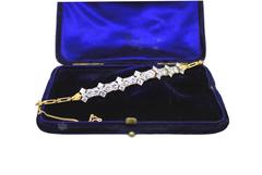 1930's 6.90 ct Diamond  Bracelet