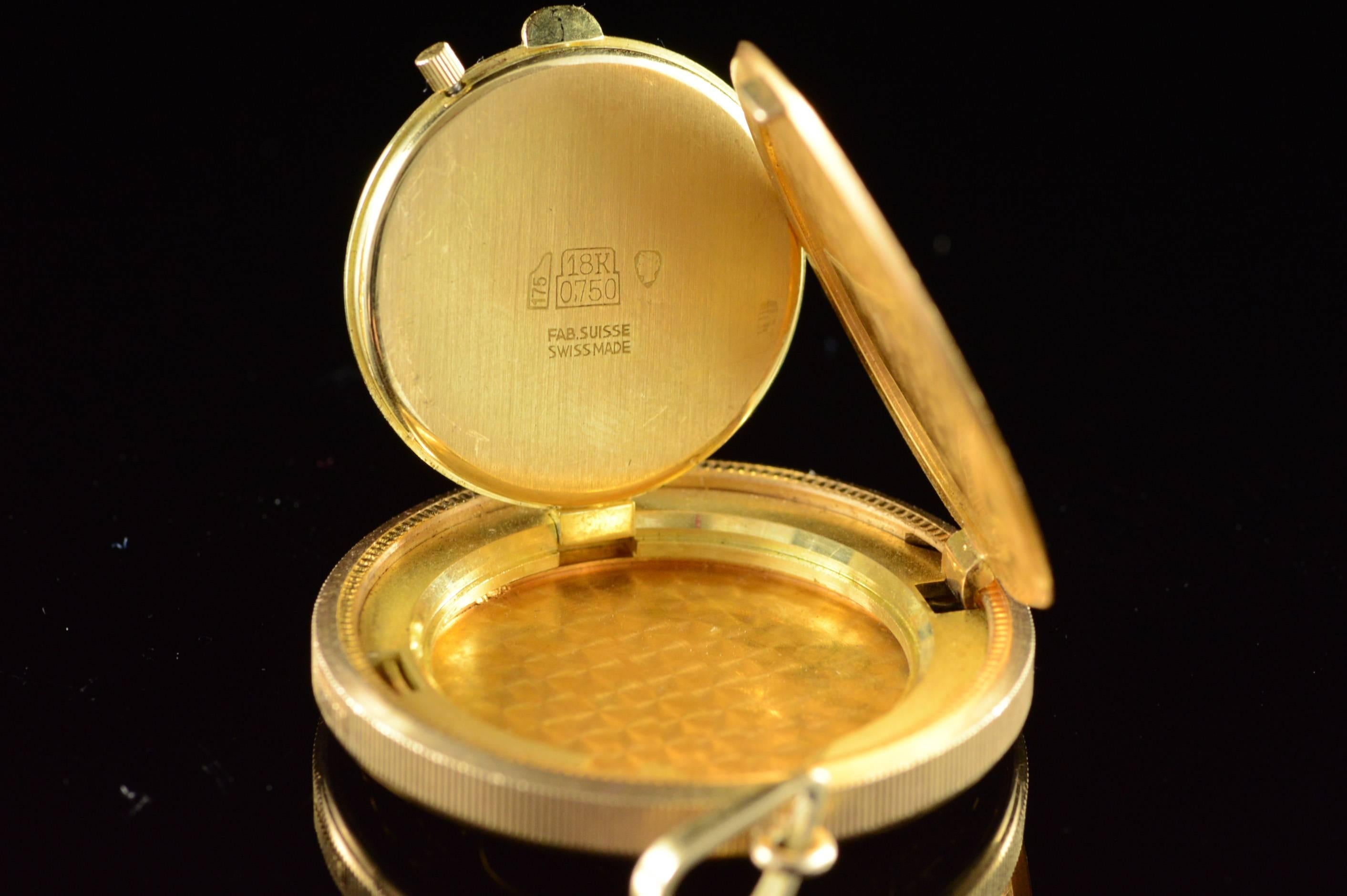  Eska $20 US Gold Liberty Hidden Pocket Watch 1
