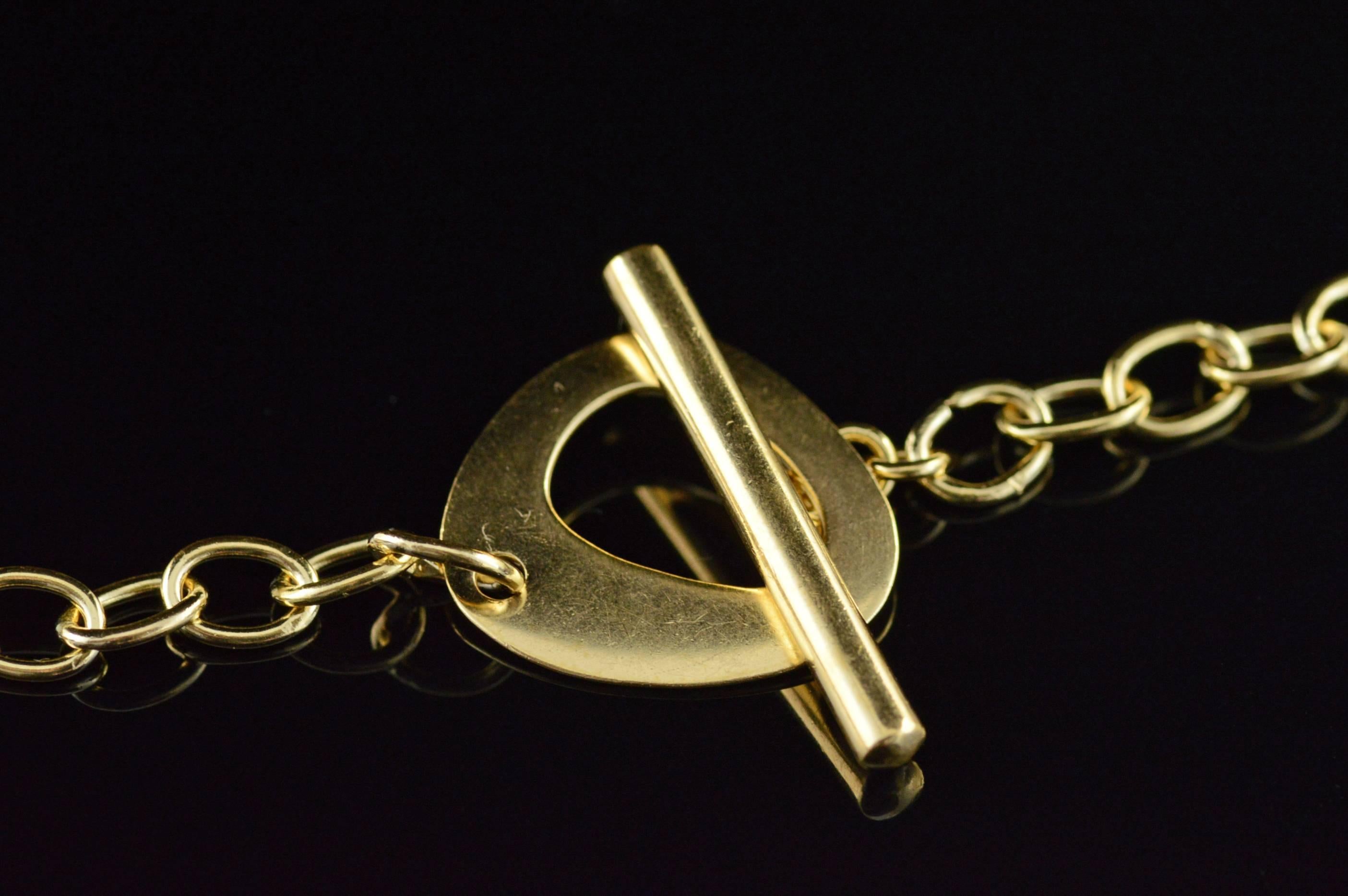 Mattioli Diamond Pave Gold Necklace For Sale 3