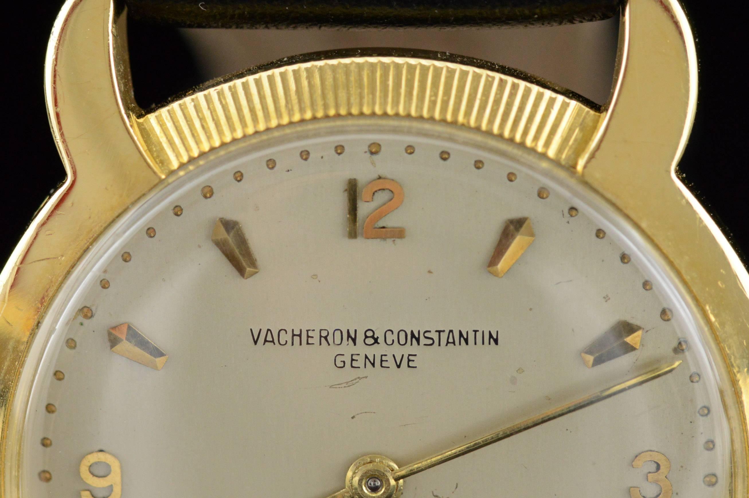 Vacheron Constantin Yellow Gold Wristwatch In Excellent Condition In Frederick, MD