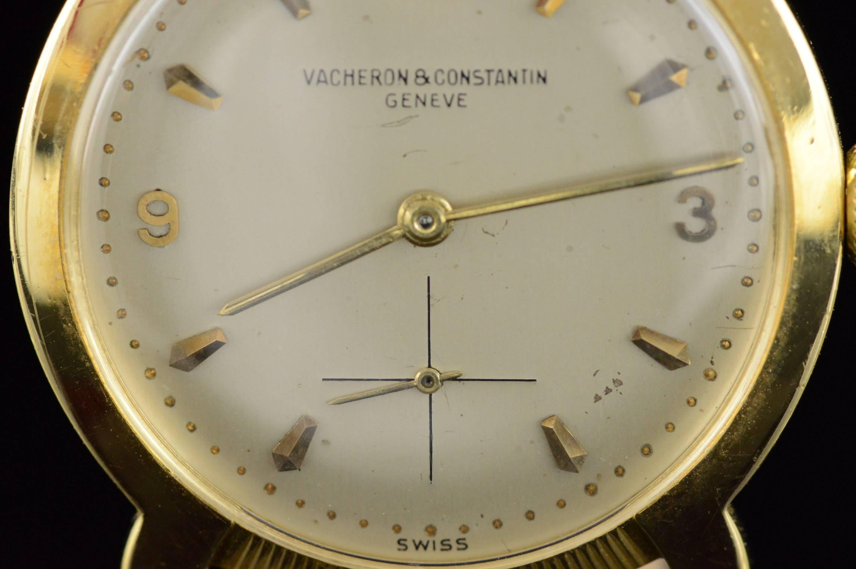 Women's or Men's Vacheron Constantin Yellow Gold Wristwatch