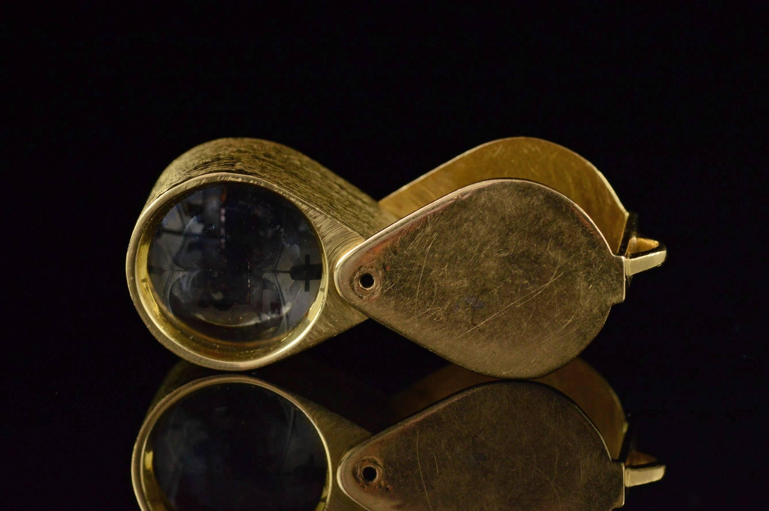 14k gold jewelers loupe