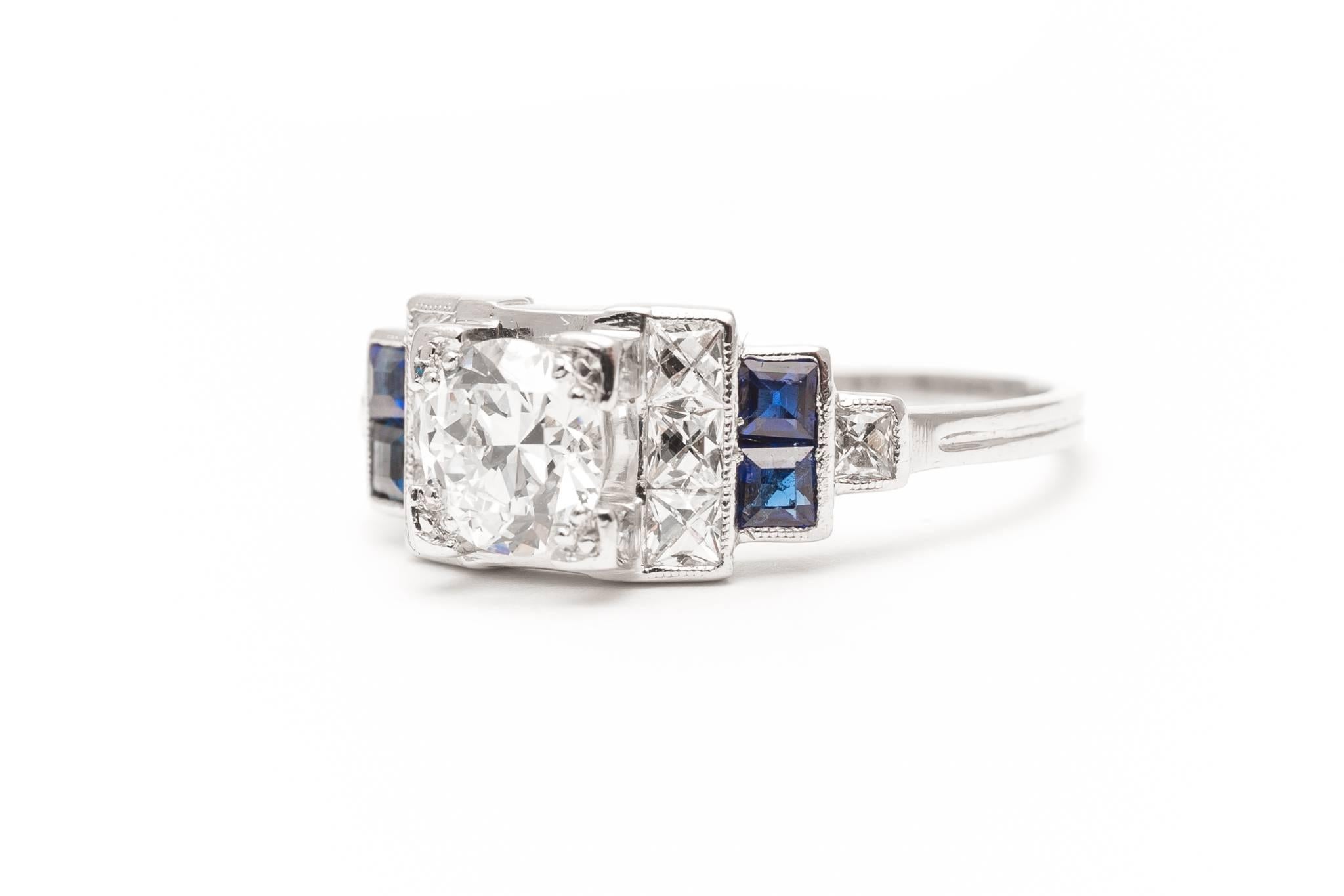 birks sapphire ring