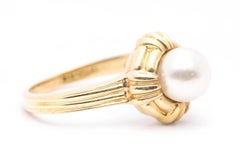 Tiffany & Co. Pearl Yellow Gold Ring