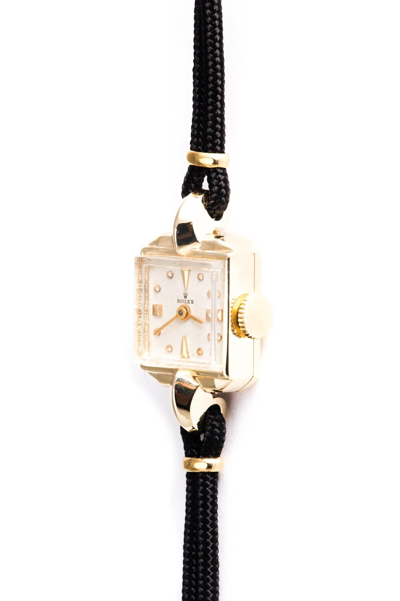 Women's Rolex Ladies Yellow Gold Vintage Wristwatch