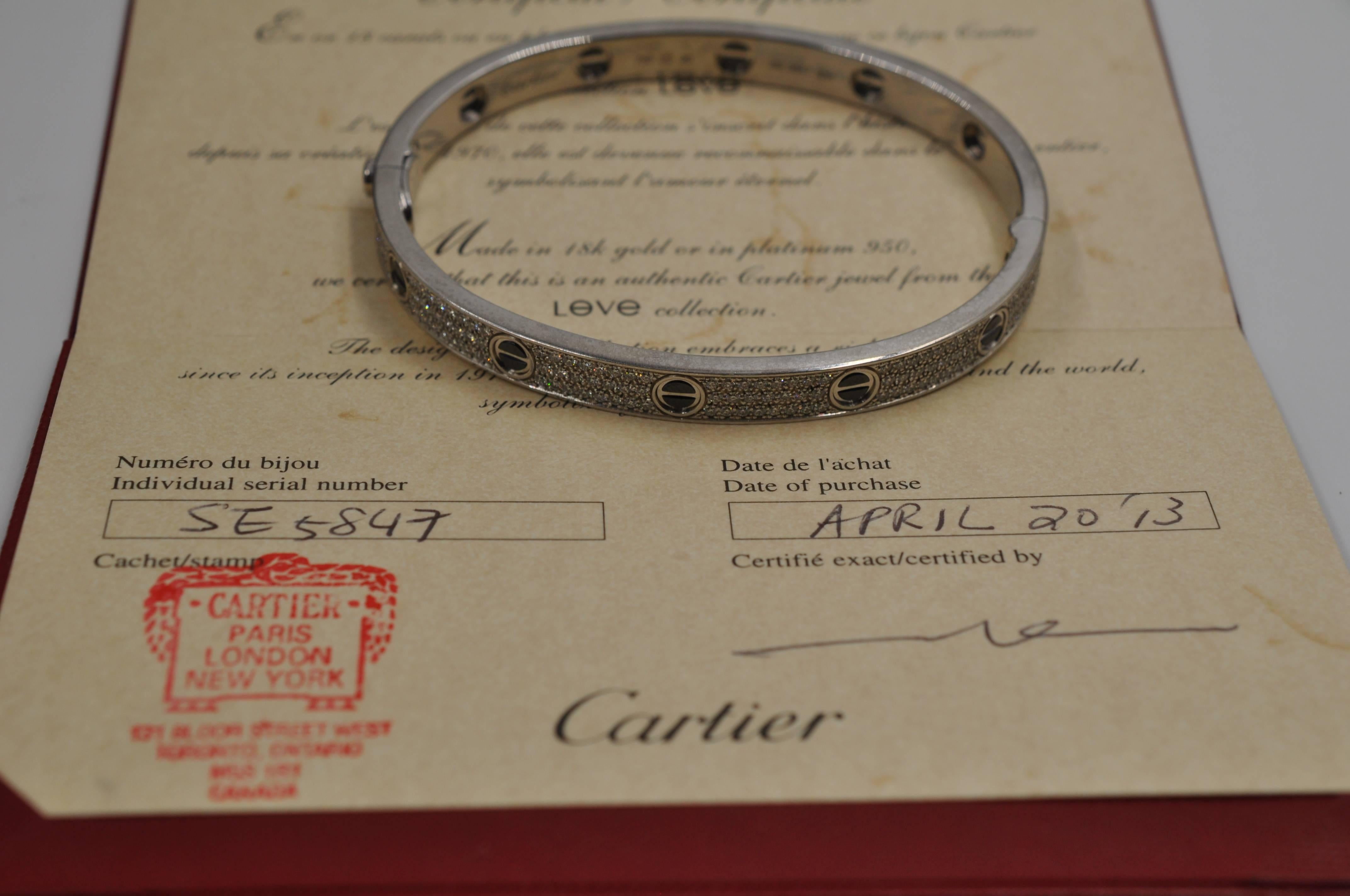 black cartier love bracelet