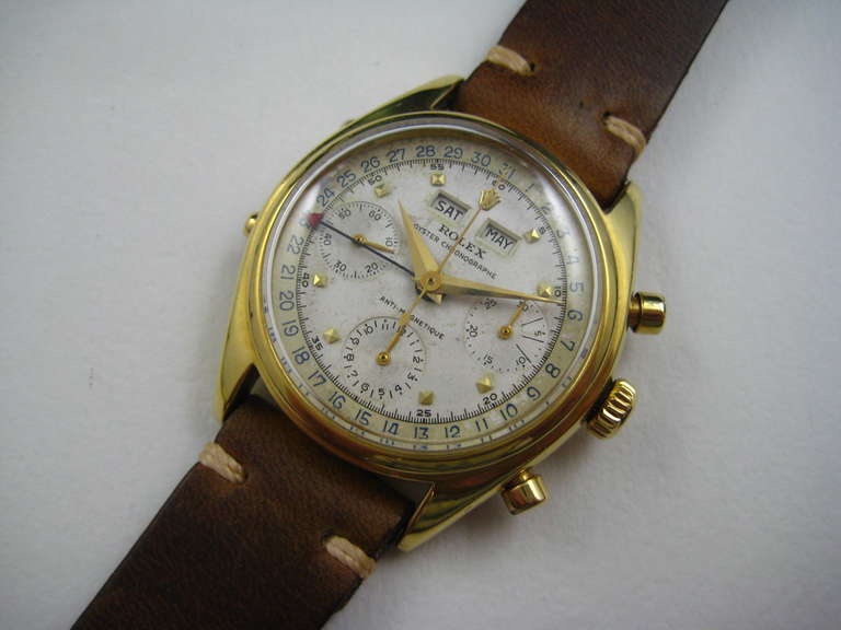 rolex triple calendar chronograph