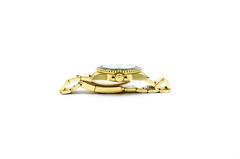 Rolex Yellow Gold GMT Master II Green Index Dial Oyster Bracelet Wristwatch