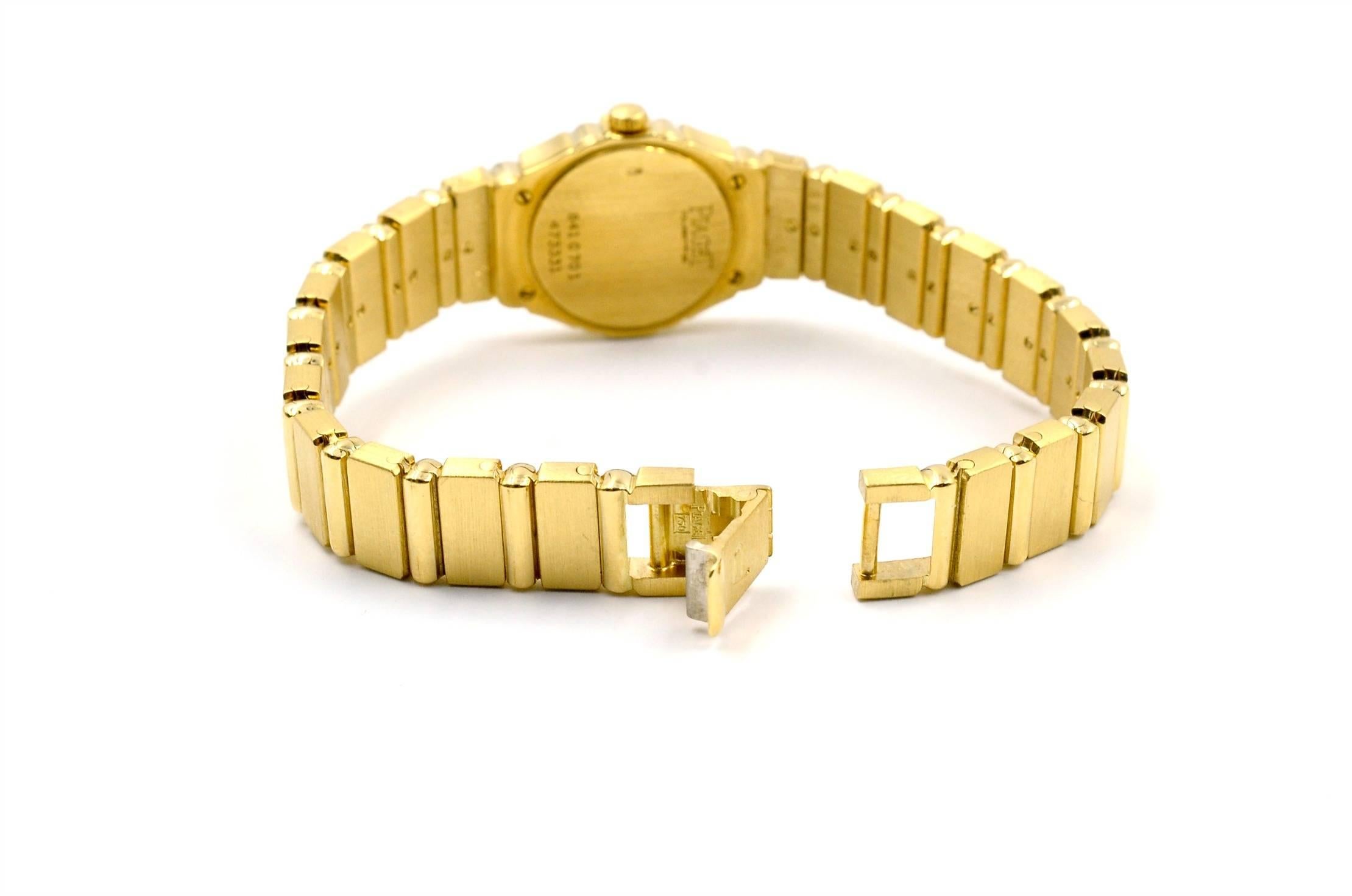 Piaget Lady's Yellow Gold Mini Polo Quartz Wristwatch  3