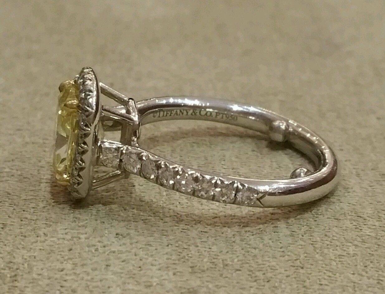 tiffany and co yellow diamond ring