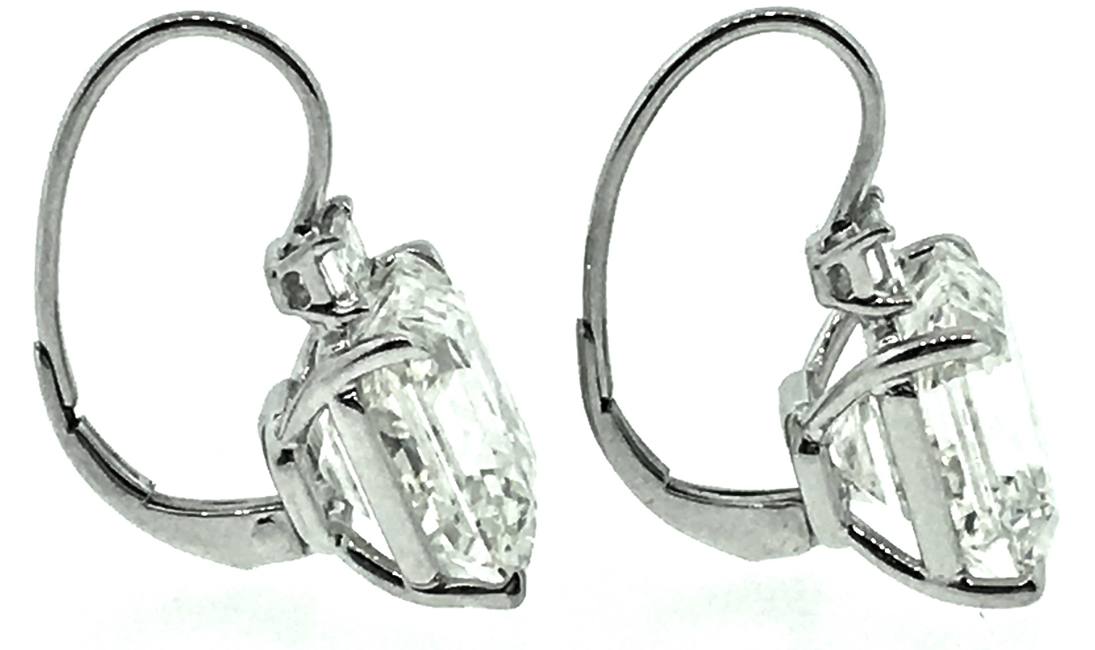 square emerald earrings