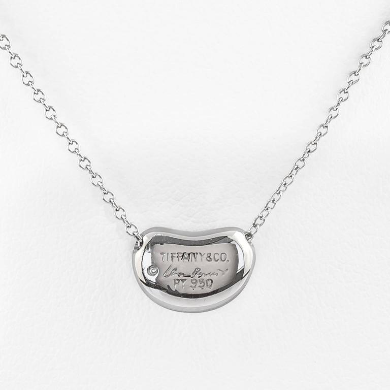 And Co Elsa Peretti Platinum Bean Necklace At 1stdibs The Iconic Bean Design By Elsa Peretti Represents Origin Of All Things Highly