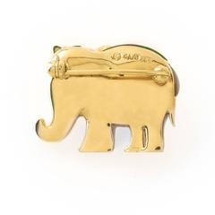 Asch Grossbardt Gold Elephant Brooch