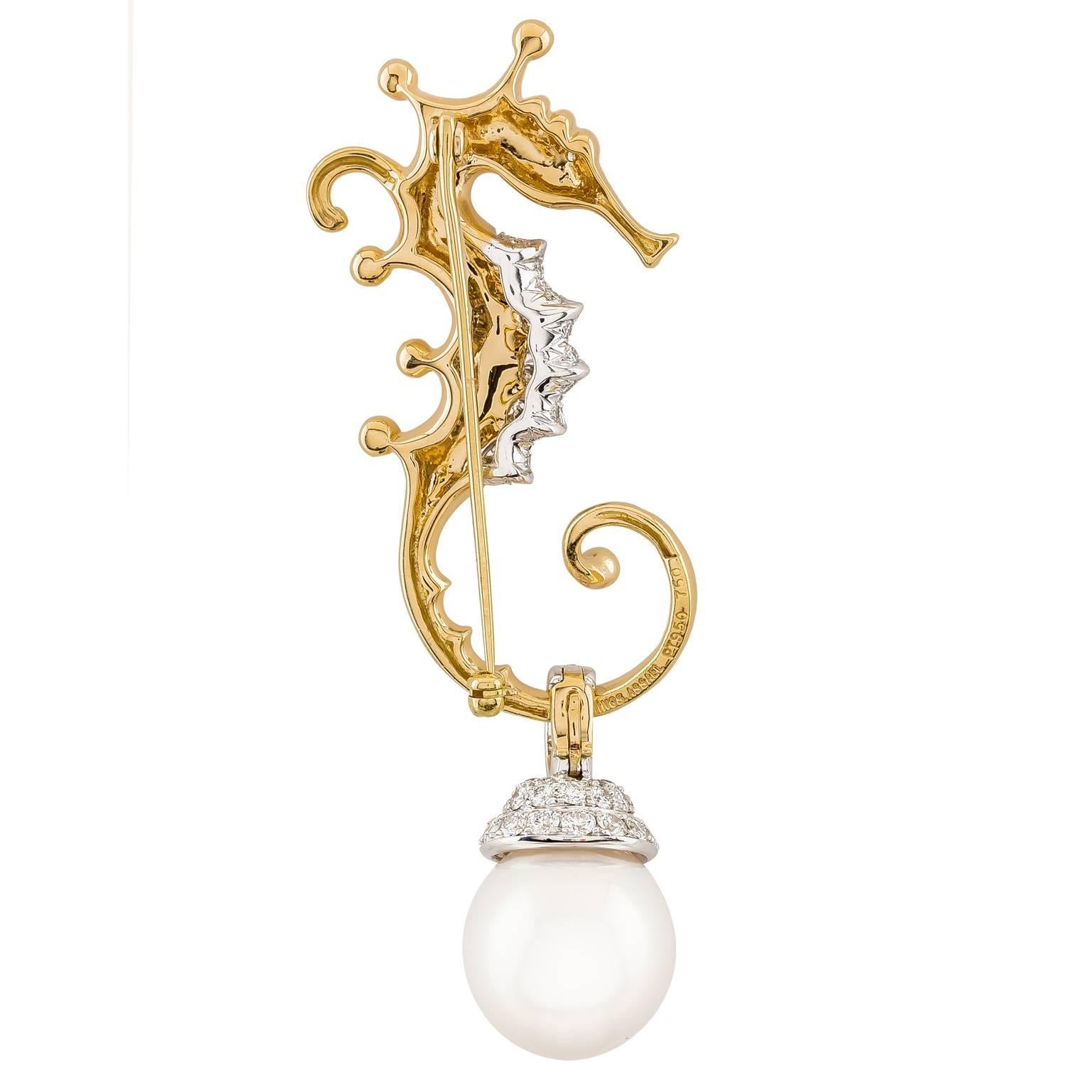 baroque pearl brooch