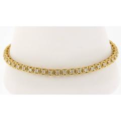 Diamond Yellow Gold Bolo Bracelet